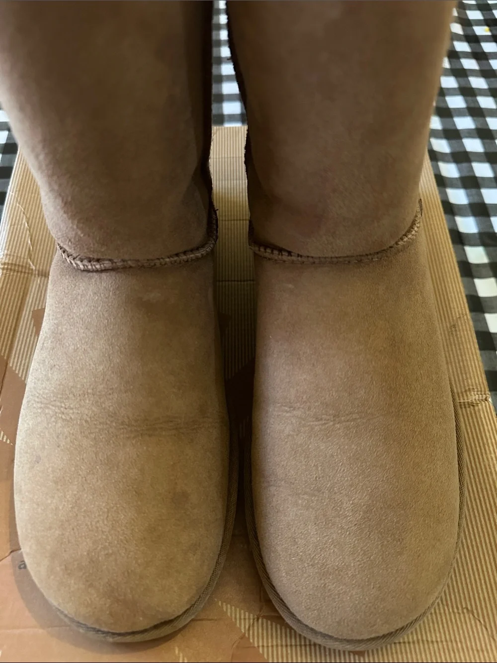 UGG chestnut suede